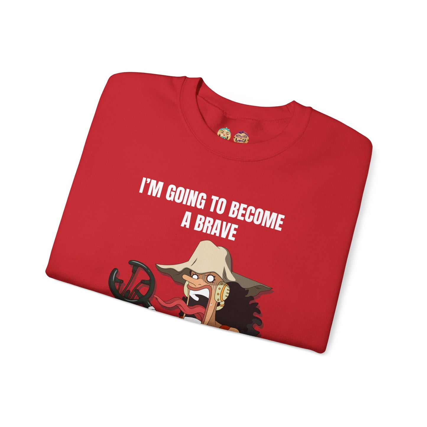 One Piece - Brave-ish Warrior of the Sea Unisex Heavy Blend™ Crewneck Sweatshirt