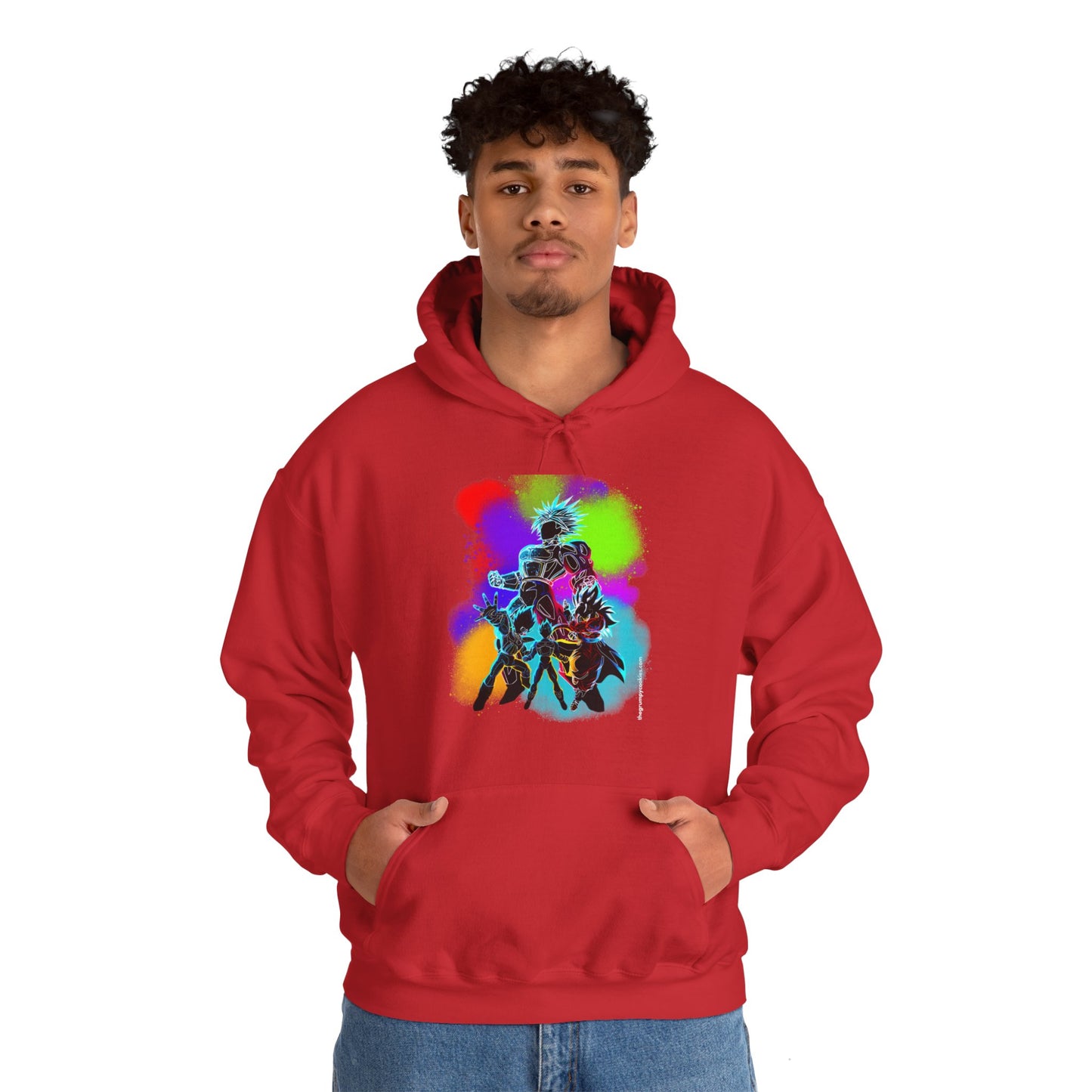 Dragon Ball - Technicolor Unisex Heavy Blend™ Hooded Sweatshirt
