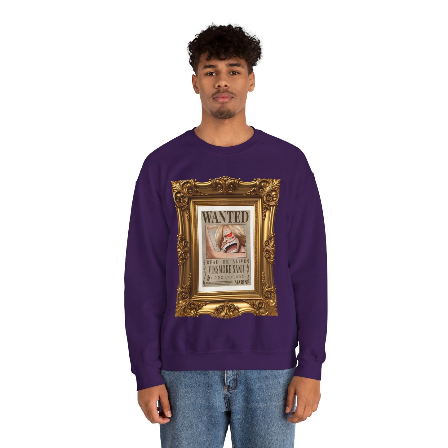 One Piece - Fine Art Sanji Unisex Heavy Blend™ Crewneck Sweatshirt