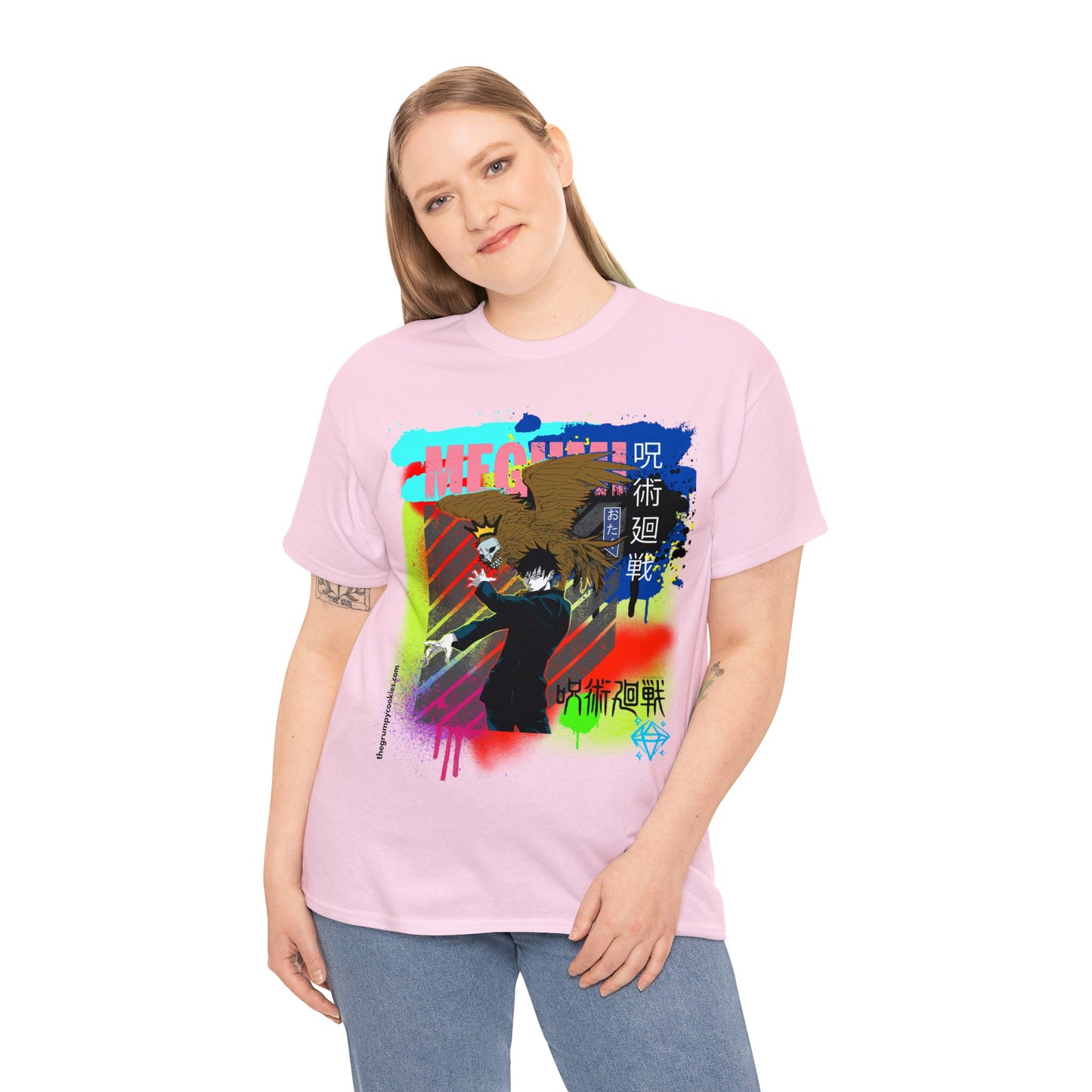 Jujutsu Kaisen - Megumi & Nue Unisex Heavy Cotton Tee