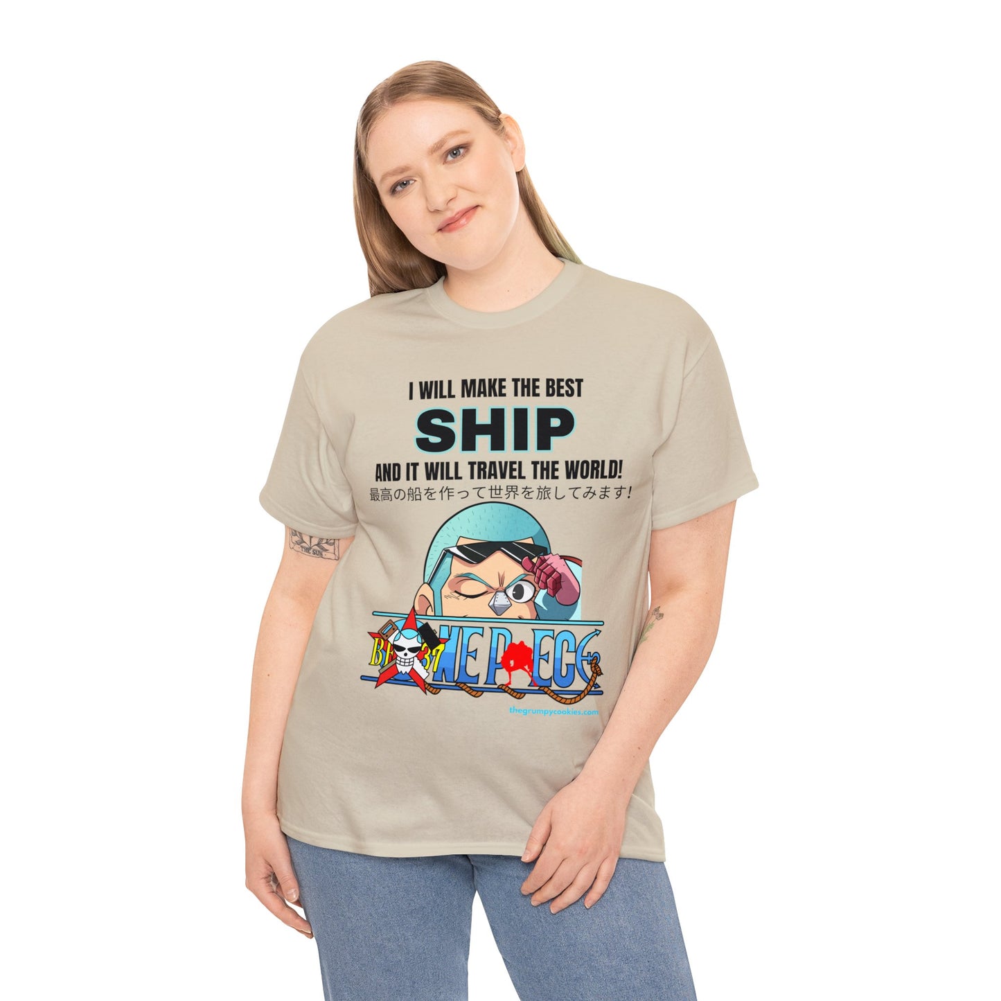 One Piece - World's Greatest Shipwright Unisex Heavy Cotton Tee