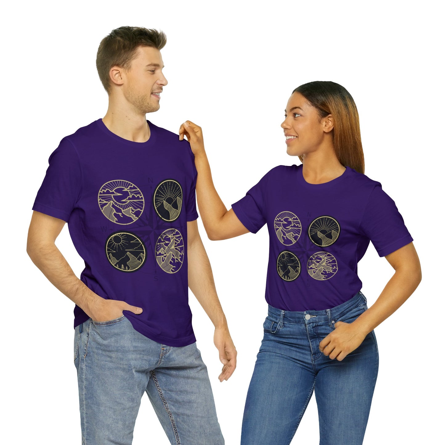 The Grumpy Cookies - Compass Short Sleeve Tee