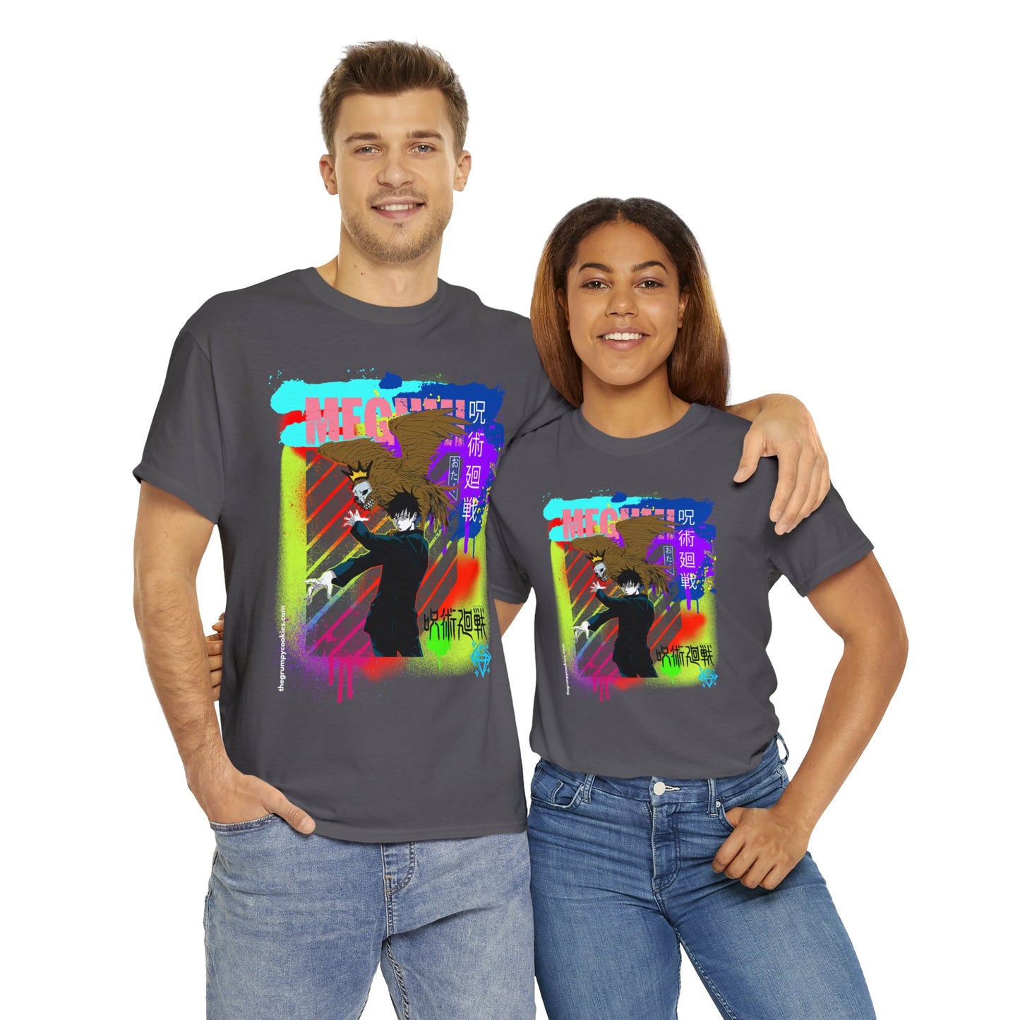 Jujutsu Kaisen - Megumi & Nue Unisex Heavy Cotton Tee