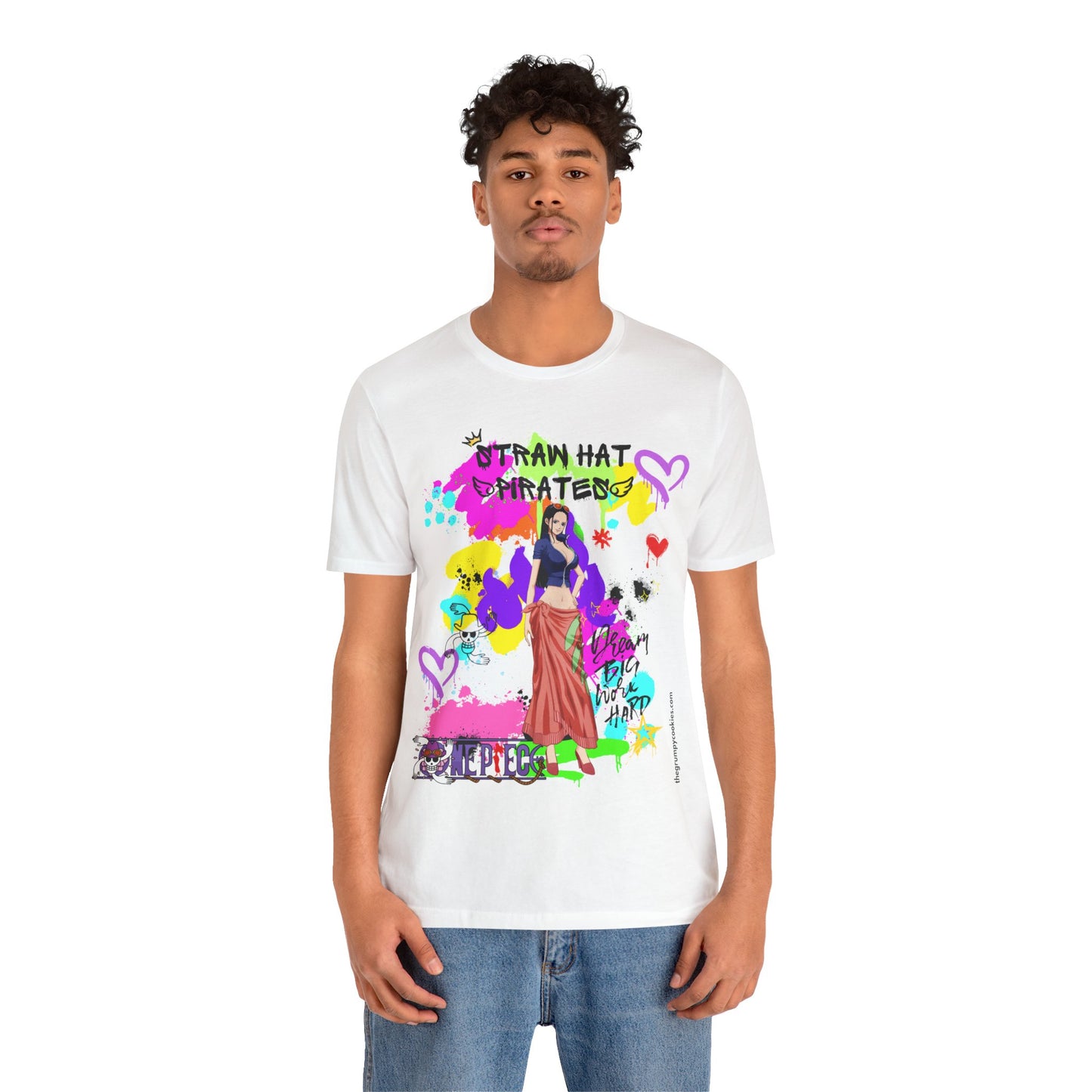 One Piece - Graffiti Robin Unisex Jersey Short Sleeve Tee