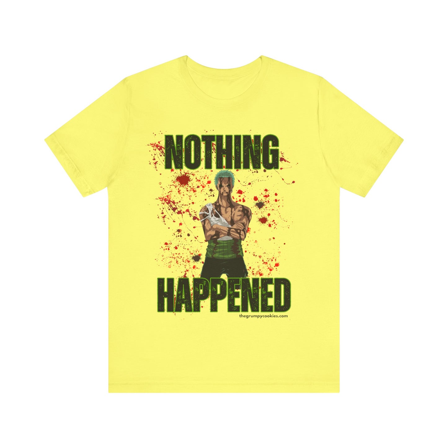 One Piece - Nothing Happened Unisex Jersey Short Sleeve Tee