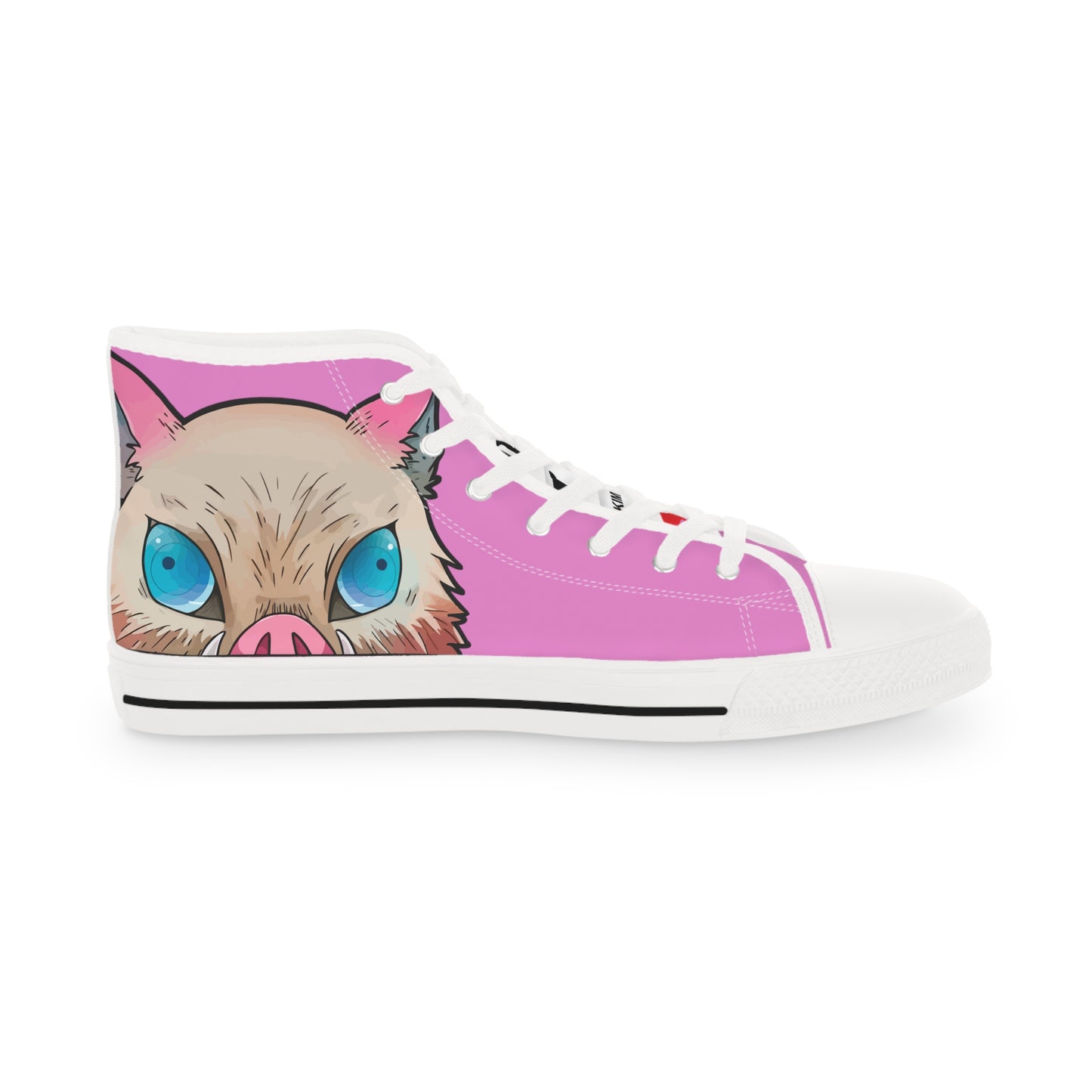 Demon Slayer - Savage Beauty Inosuke Men's High Top Pink Sneakers