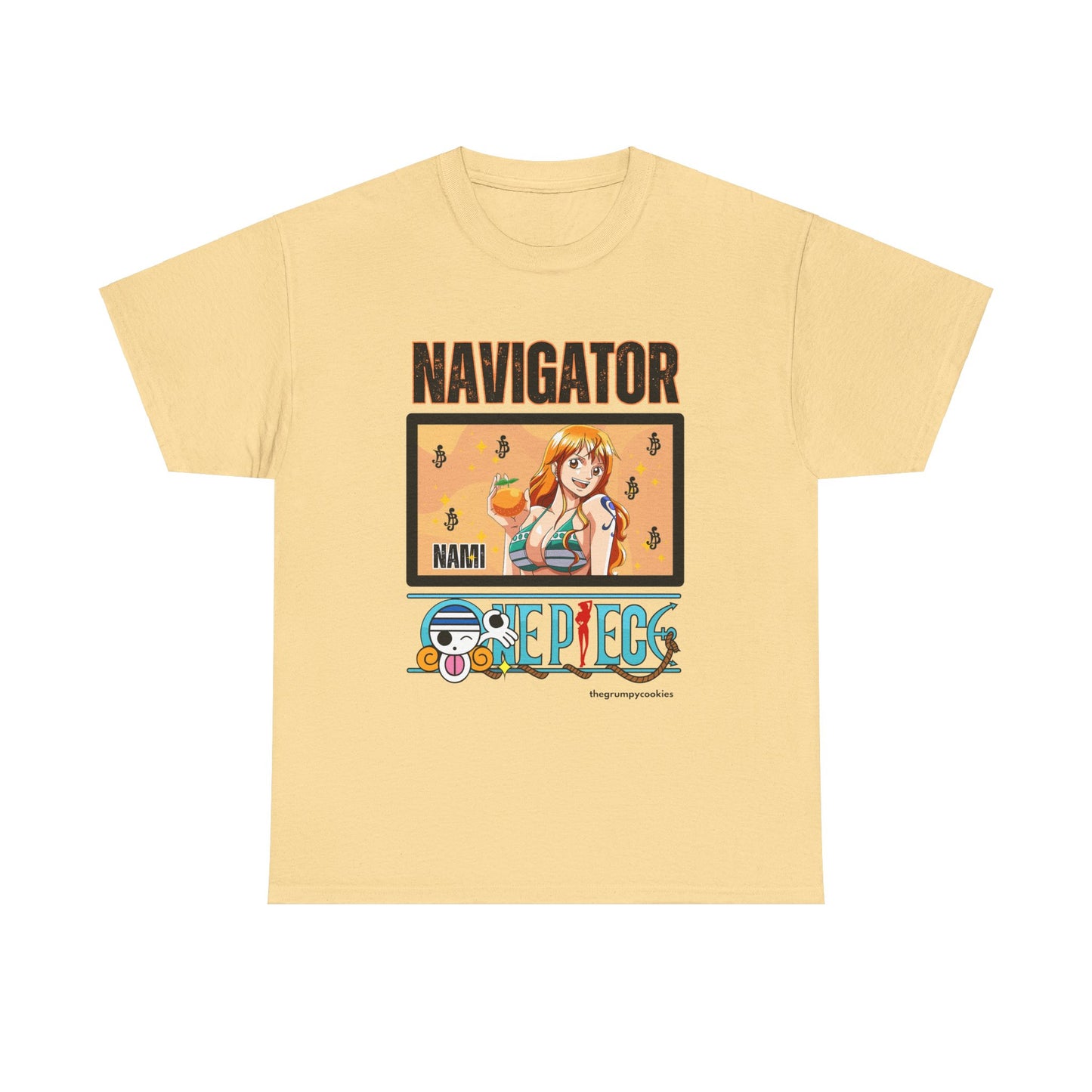 One Piece - Navigator Nami Unisex Heavy Cotton Tee