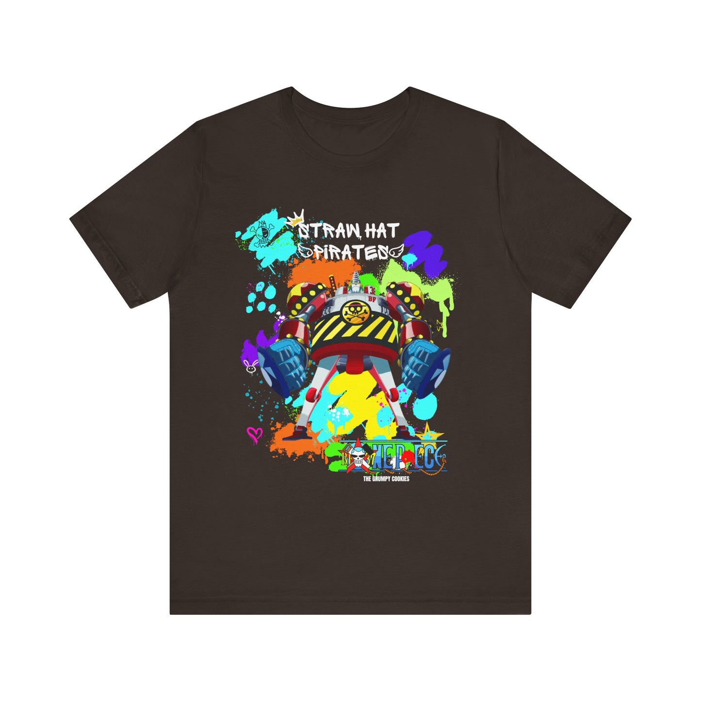 One Piece - Graffiti General Franky Unisex Jersey Short Sleeve Tee