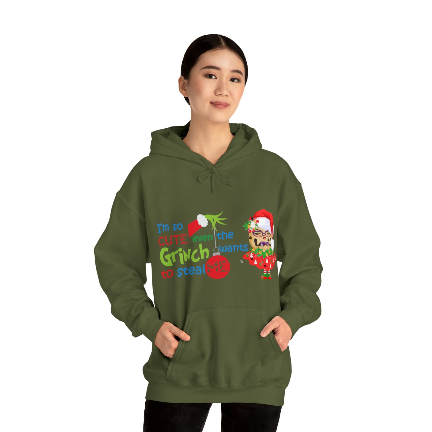 The Grumpy Cookies - Even the Grinch Loves TGC Unisex Heavy Blend™ Hooded Sweatshirt
