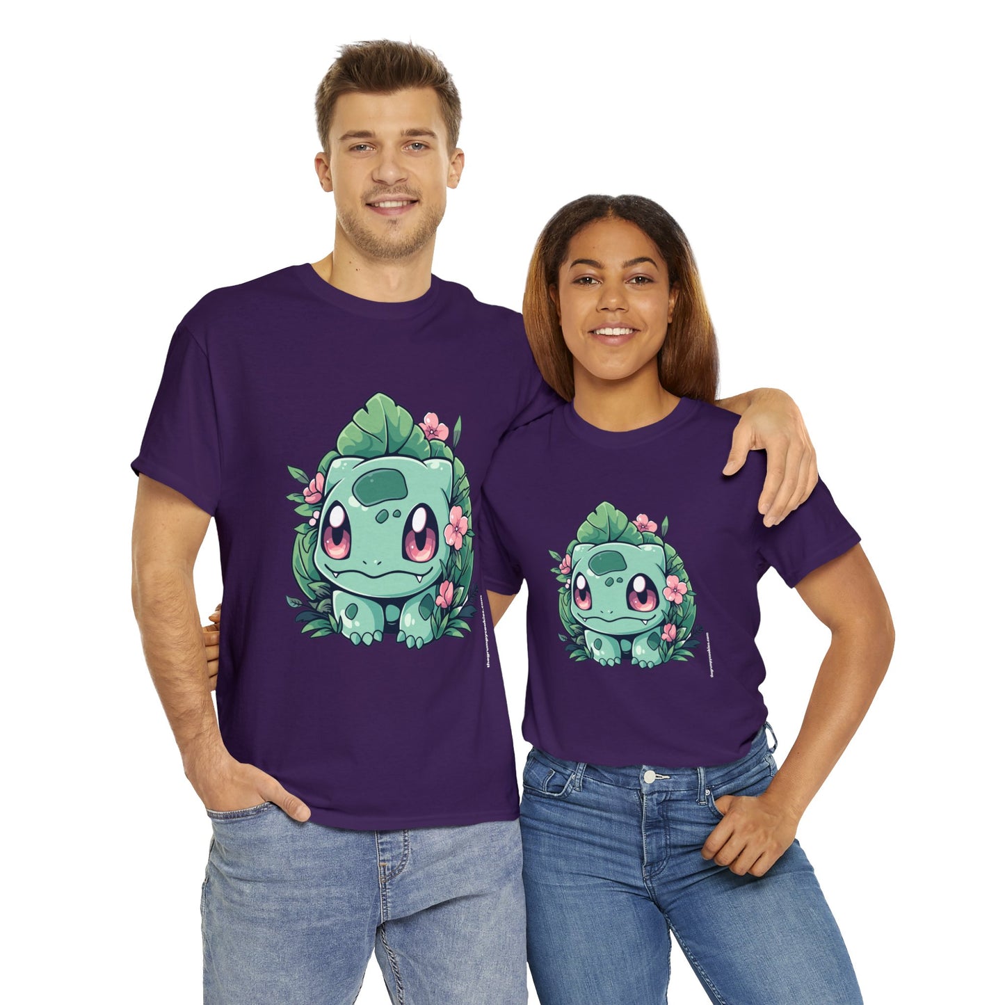 Pokemon - Flowering Bulba Unisex Heavy Cotton Tee