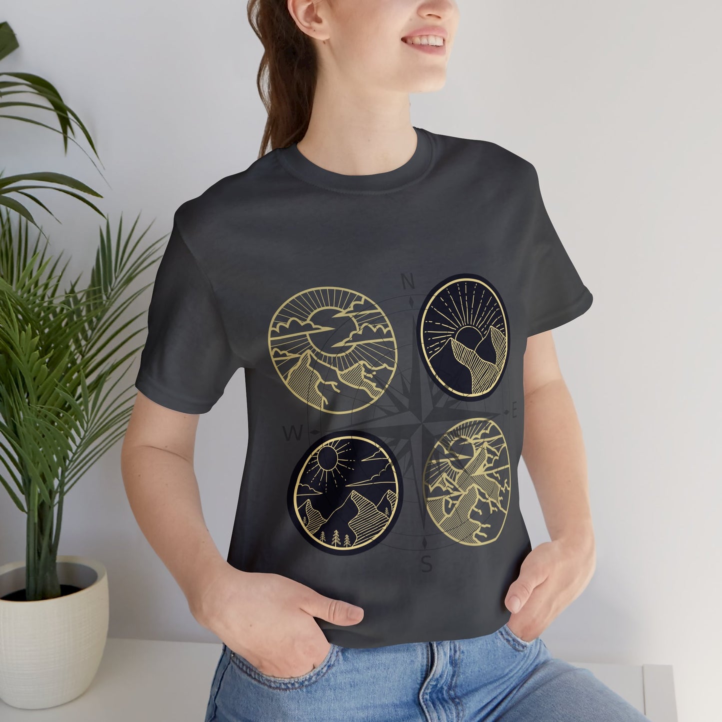 The Grumpy Cookies - Compass Short Sleeve Tee