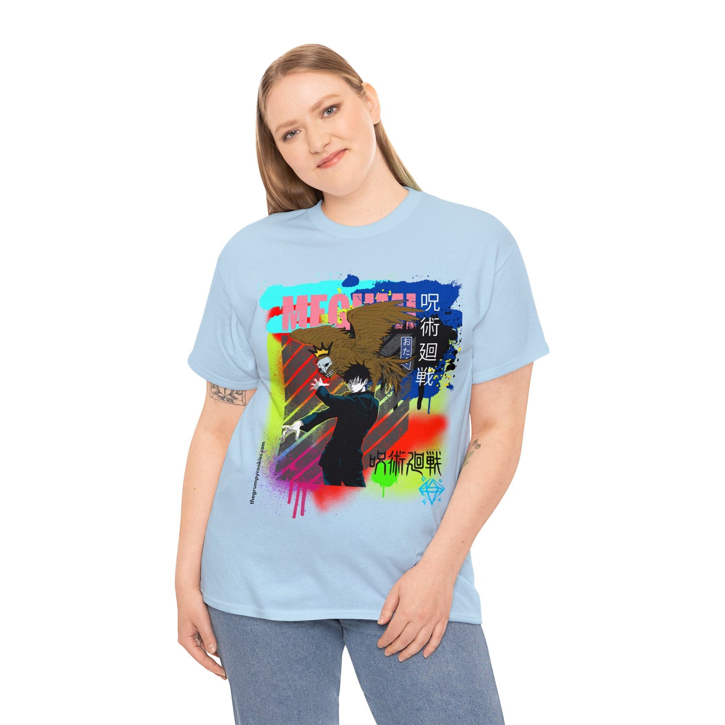 Jujutsu Kaisen - Megumi & Nue Unisex Heavy Cotton Tee
