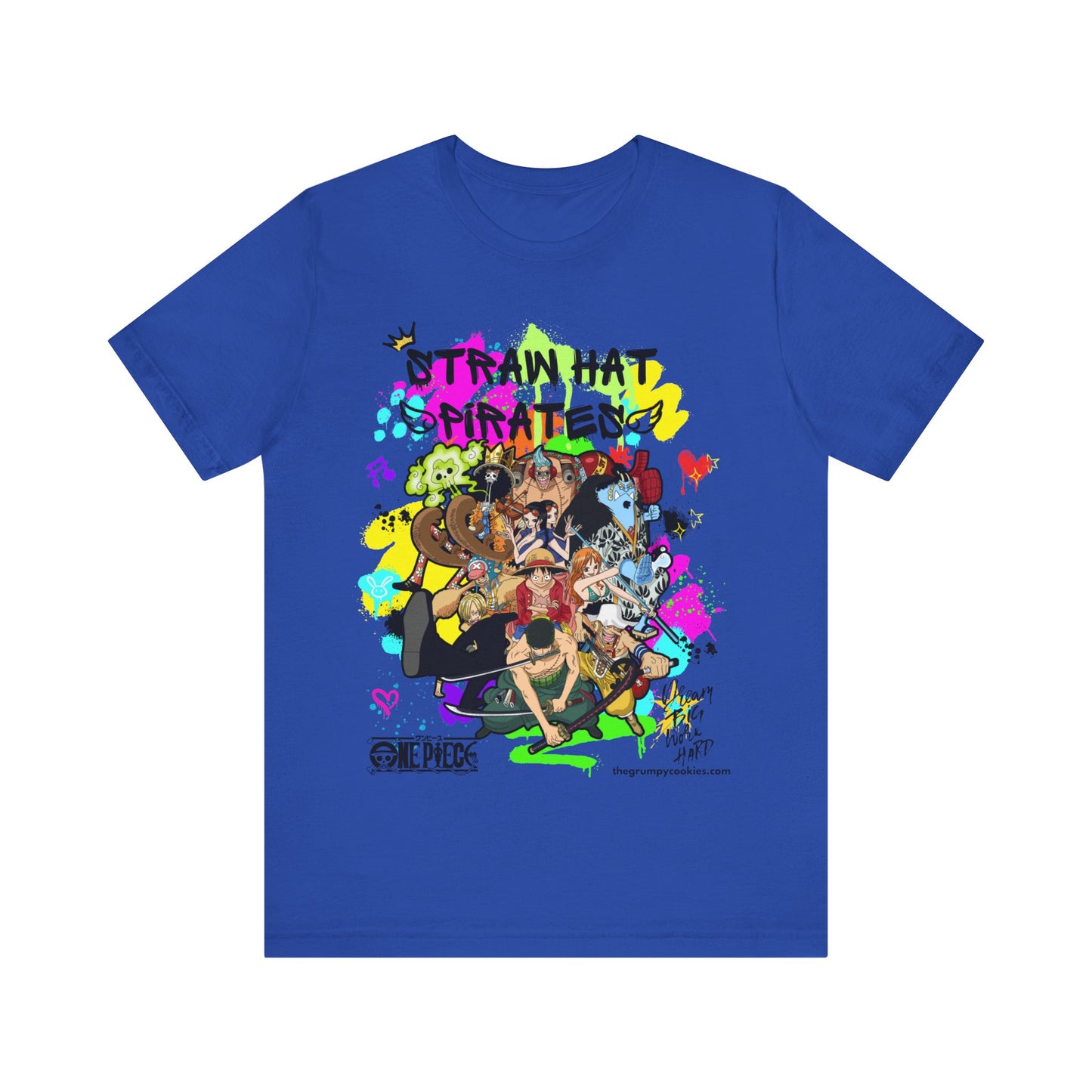 One Piece - Graffiti Straw Hats Unisex Jersey Short Sleeve Tee
