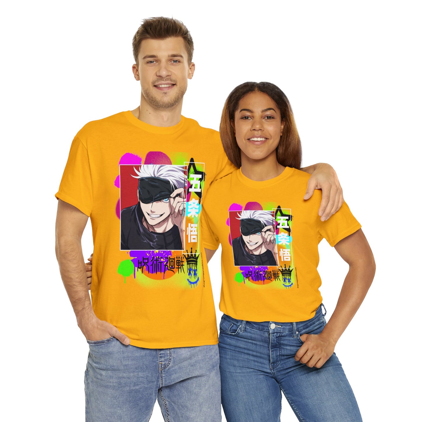 Jujutsu Kaisen - Peekaboo Gojo Unisex Heavy Cotton Tee