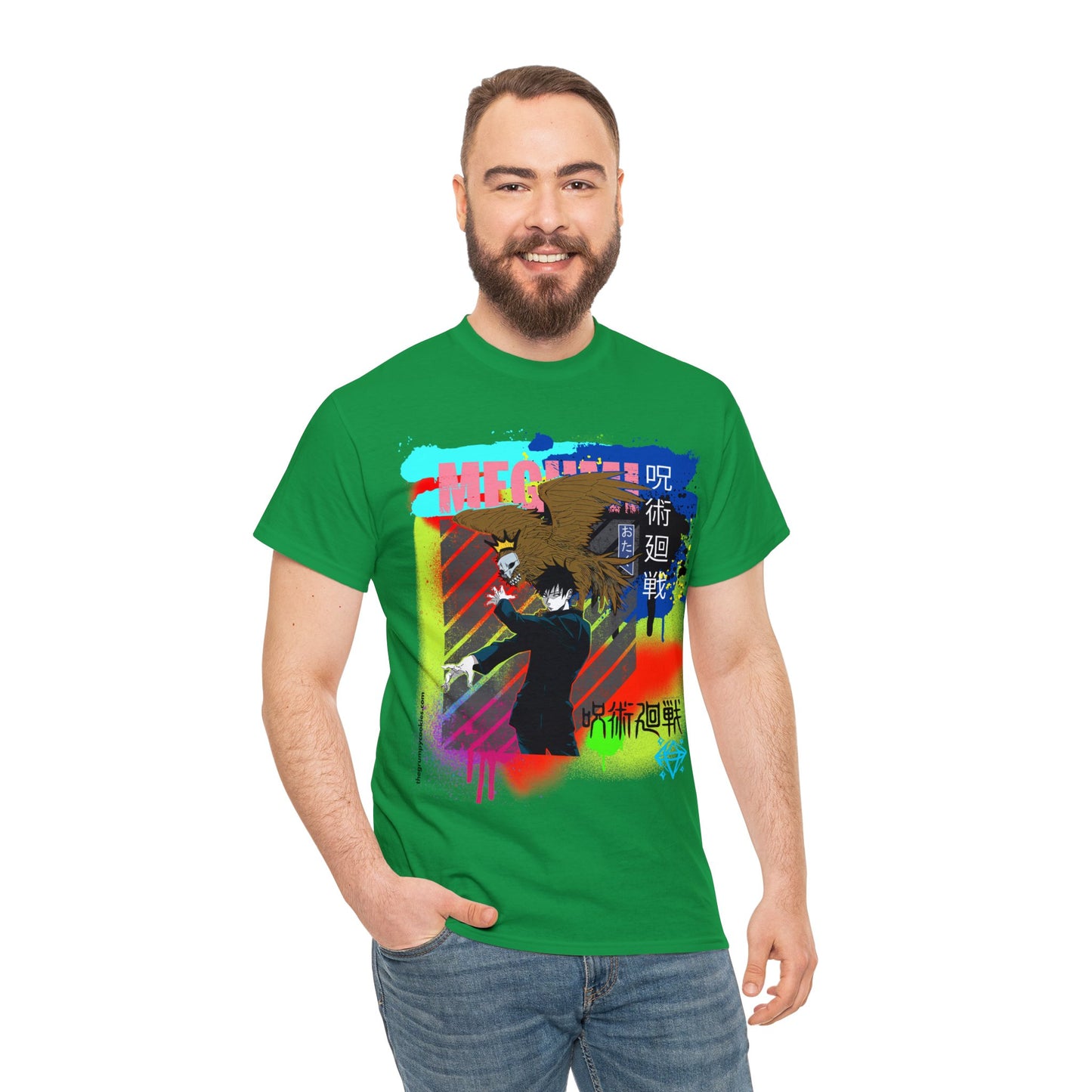 Jujutsu Kaisen - Megumi & Nue Unisex Heavy Cotton Tee