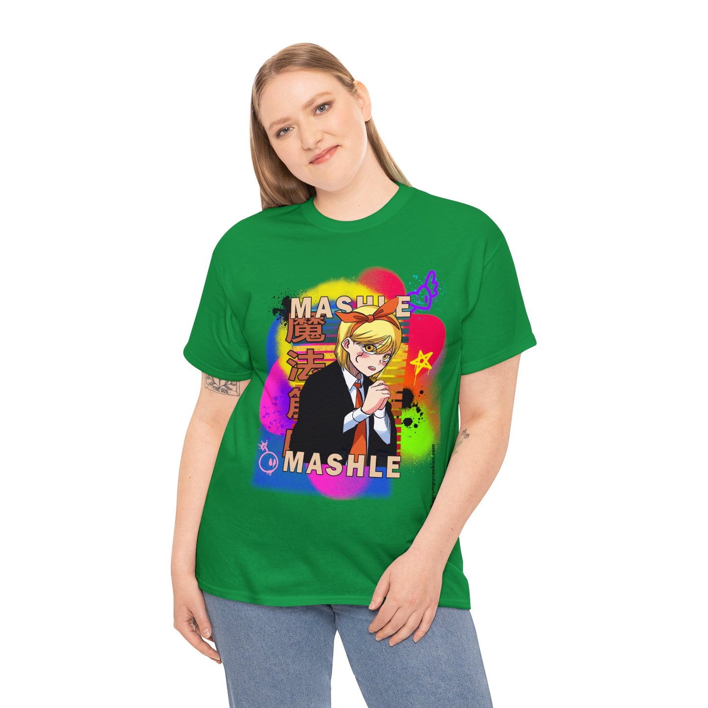 Mashle - Lemon Irvine Graffiti Unisex Heavy Cotton Tee