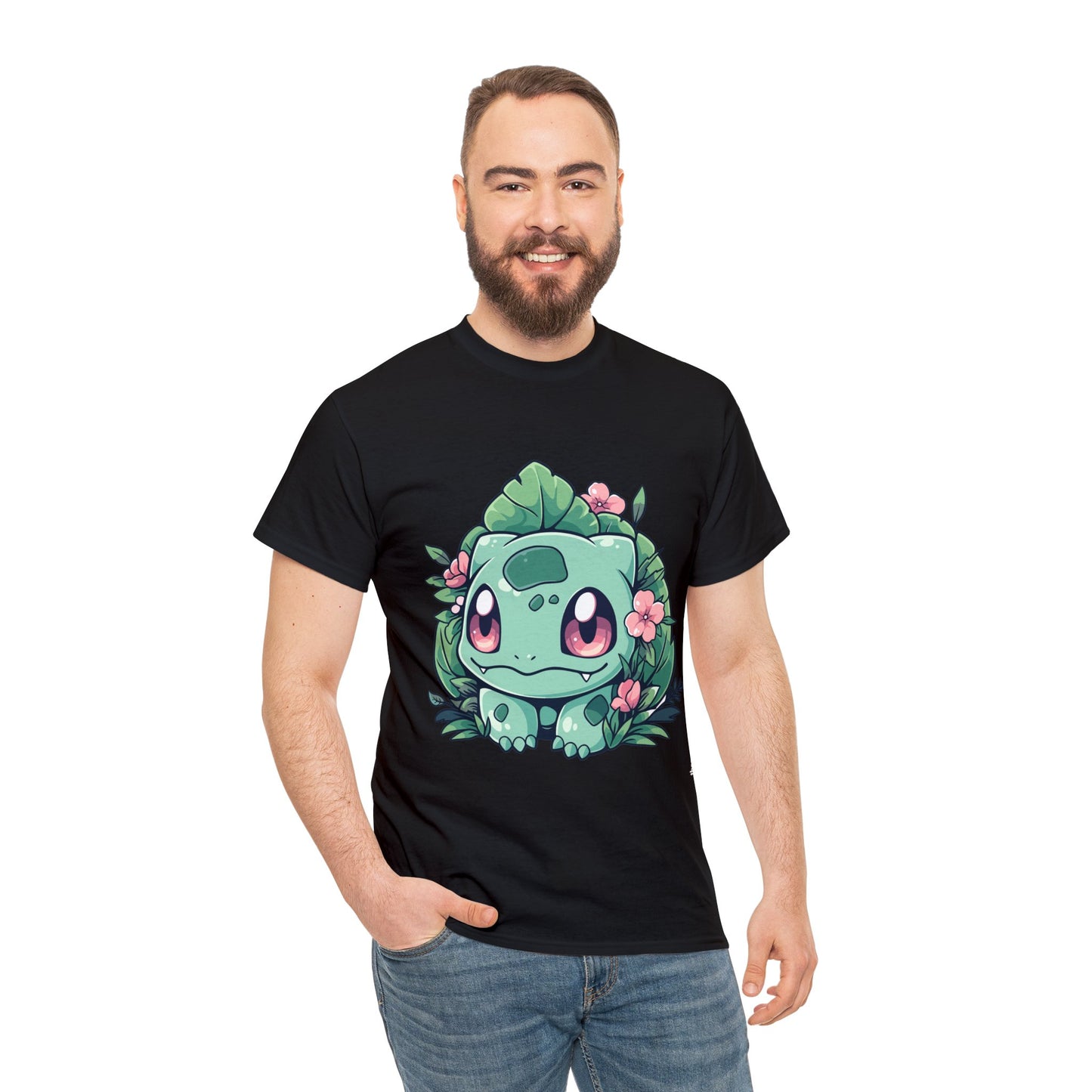 Pokemon - Flowering Bulba Unisex Heavy Cotton Tee