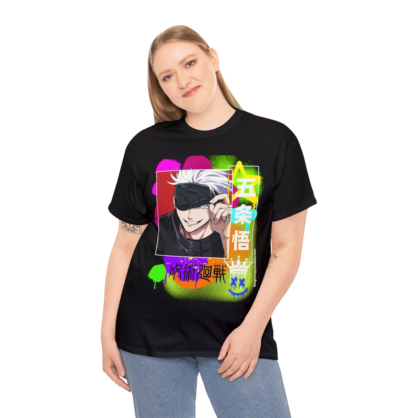Jujutsu Kaisen - Peekaboo Gojo Unisex Heavy Cotton Tee