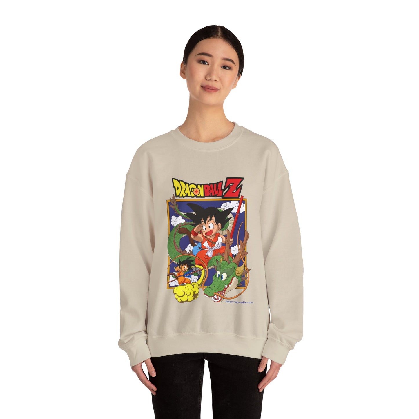 Dragon Ball - Old School DBZ Unisex Heavy Blend™ Crewneck Sweatshirt