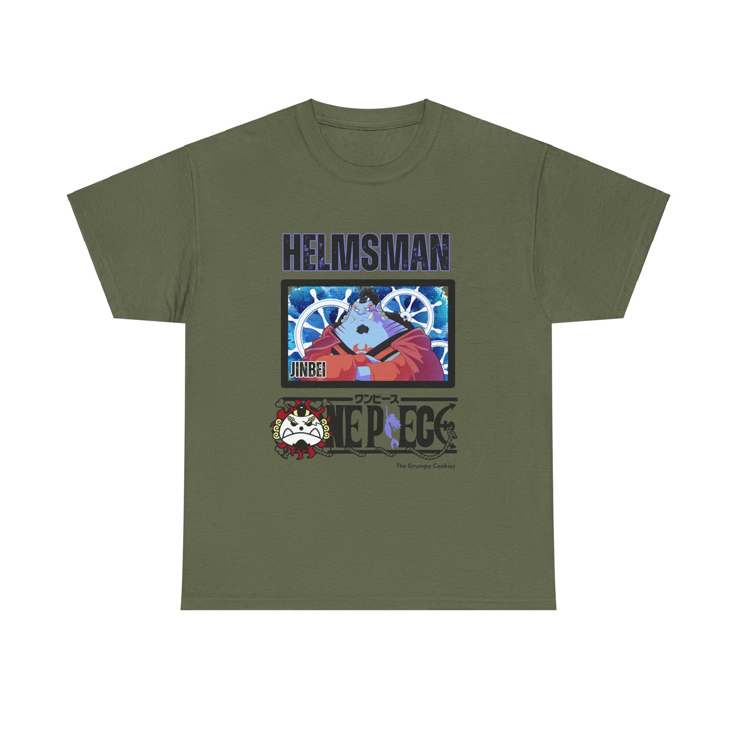 One Piece - Helmsman Jimbei Unisex Heavy Cotton Tee