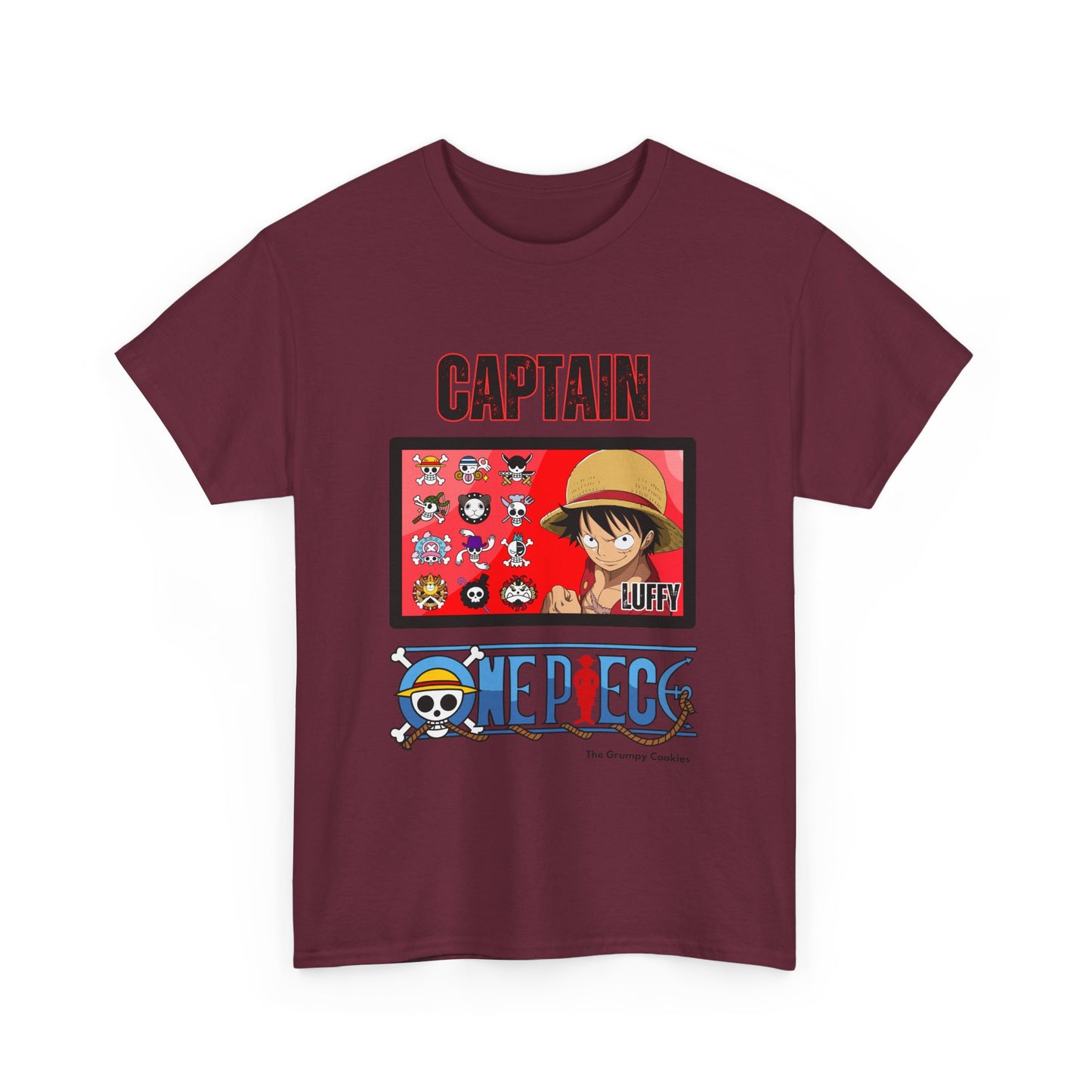 One Piece - Captain Luffy Unisex Heavy Cotton Tee