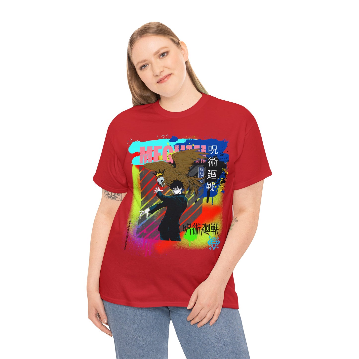 Jujutsu Kaisen - Megumi & Nue Unisex Heavy Cotton Tee