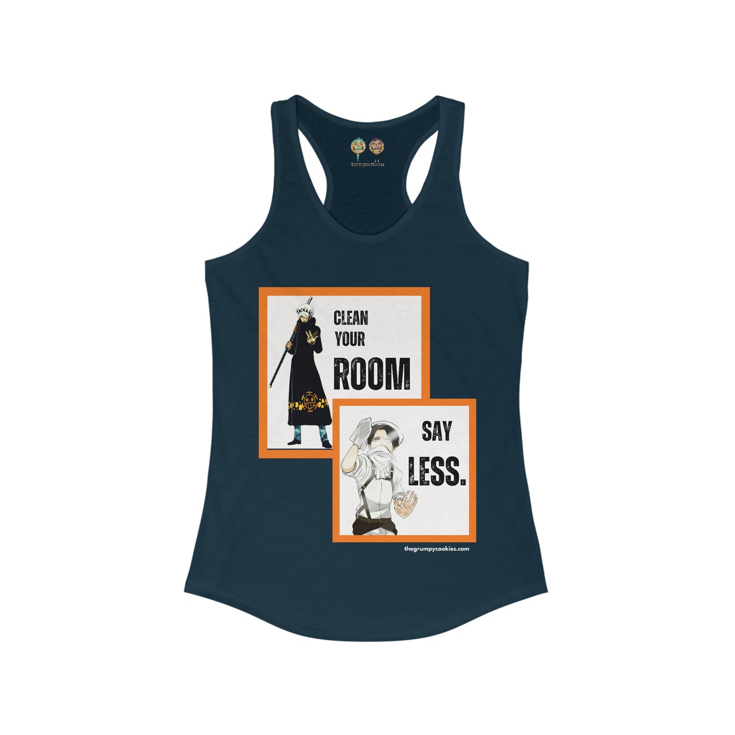 One Piece - Say Less Levi x Law Crossover Women's Ideal Racerback Tank