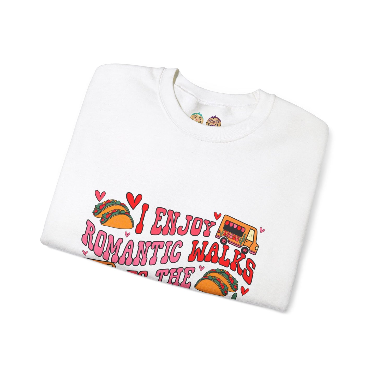 The Grumpy Cookies - Romance = Tacos Unisex Heavy Blend™ Crewneck Sweatshirt