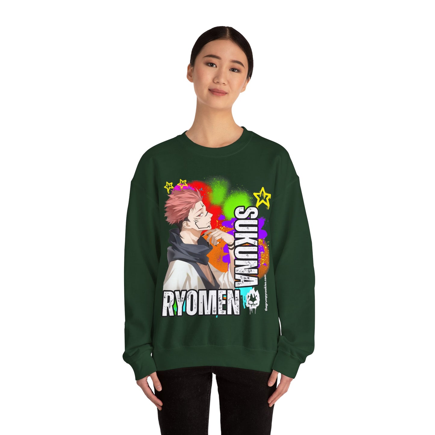 Jujutsu Kaisen - Sakuna Ryomen Unisex Heavy Blend™ Crewneck Sweatshirt