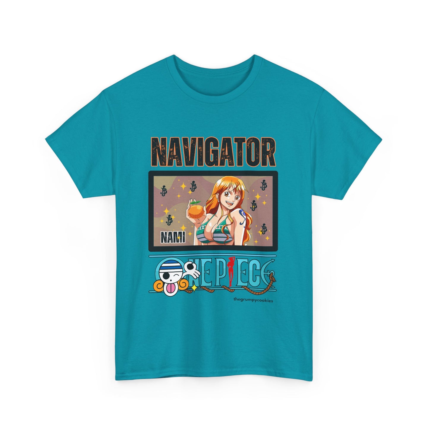 One Piece - Navigator Nami Unisex Heavy Cotton Tee