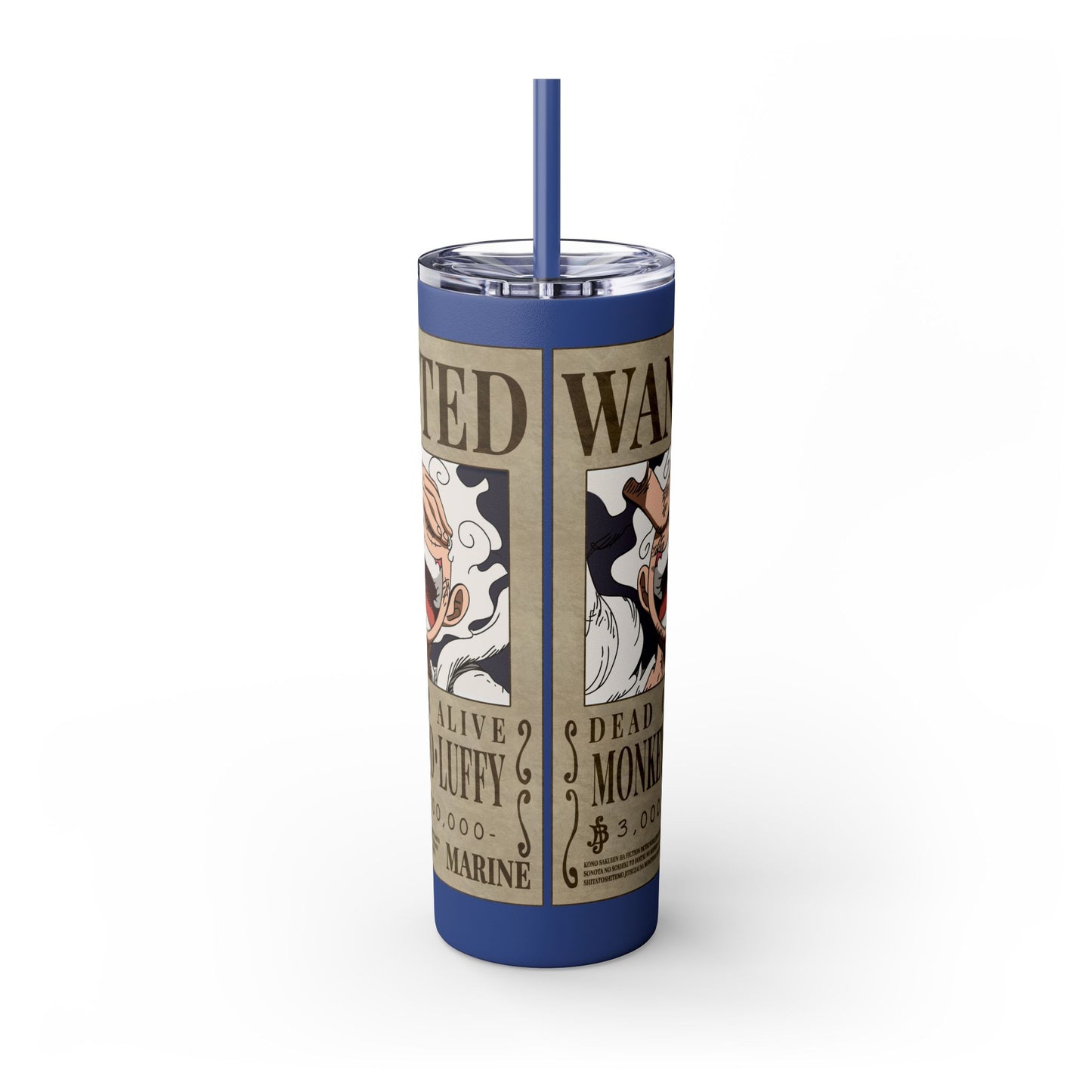 One Piece - Luffy Fifth Gear Skinny Tumbler with Straw, 20oz