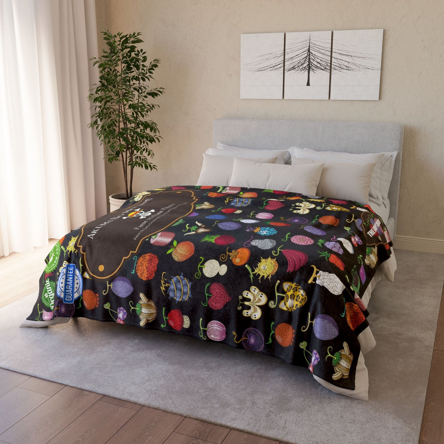 One Piece - Organic Devil Fruit Polyester Blanket