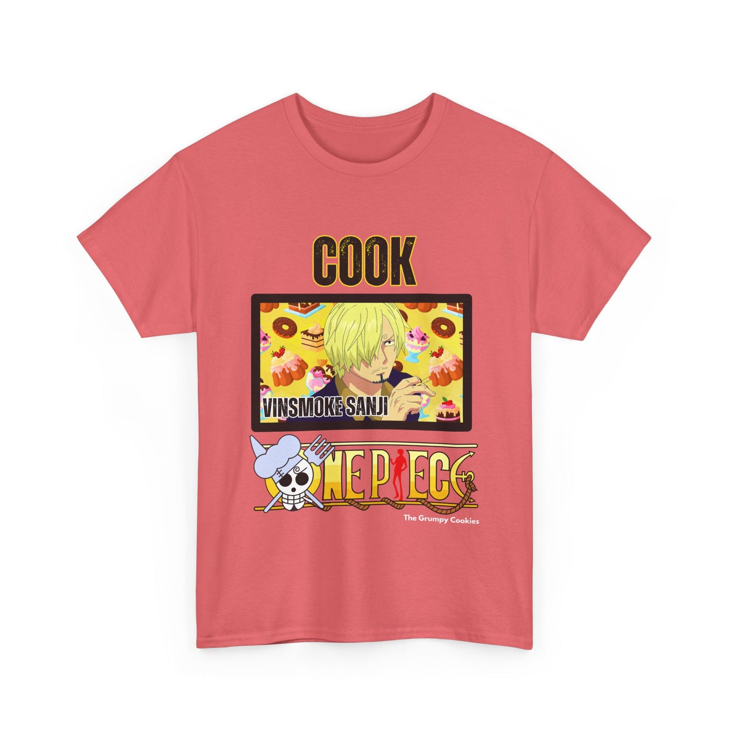One Piece - Cook Sanji Unisex Heavy Cotton Tee