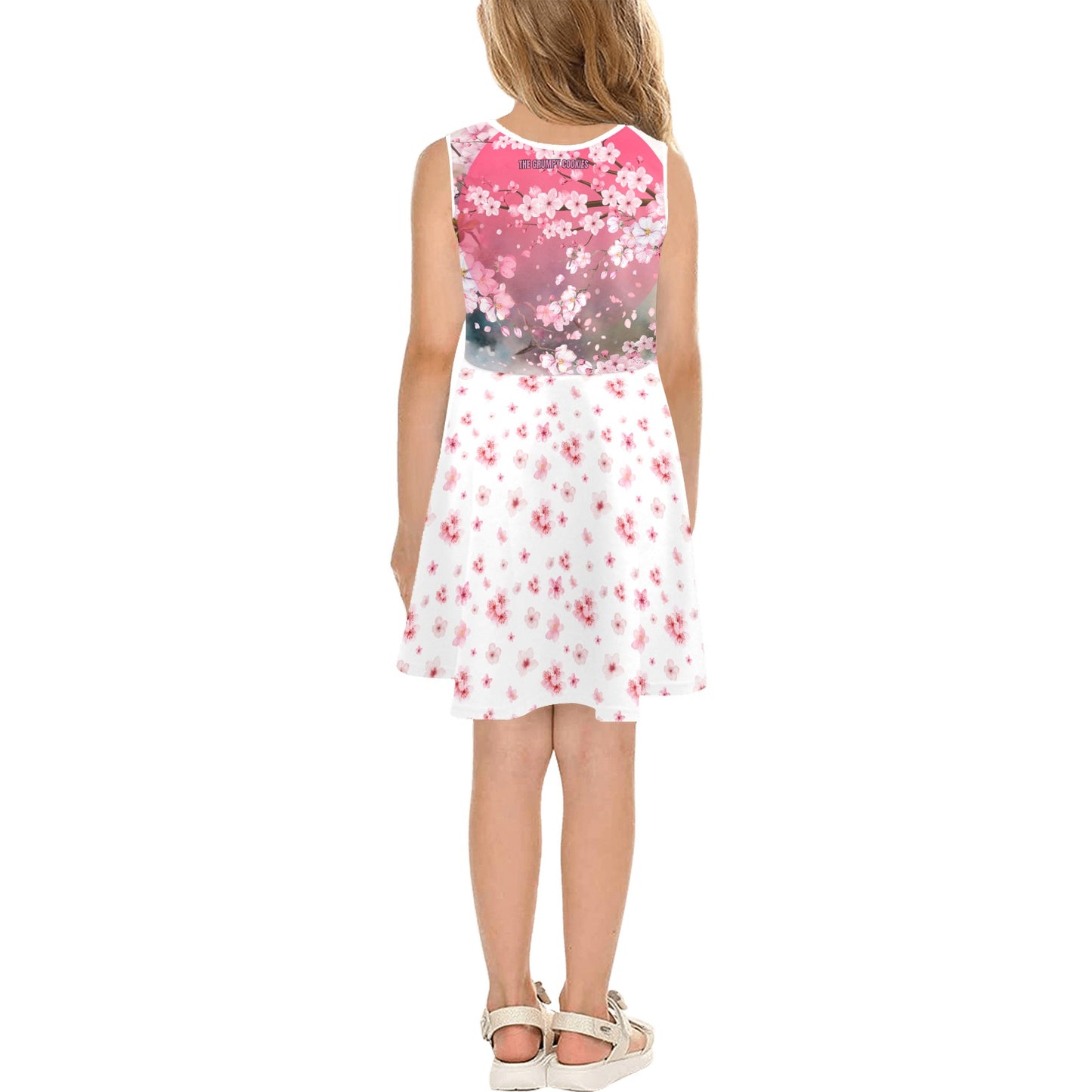 Star Wars - Cherry Blossom R2D2 Girl's Sleeveless Sundress