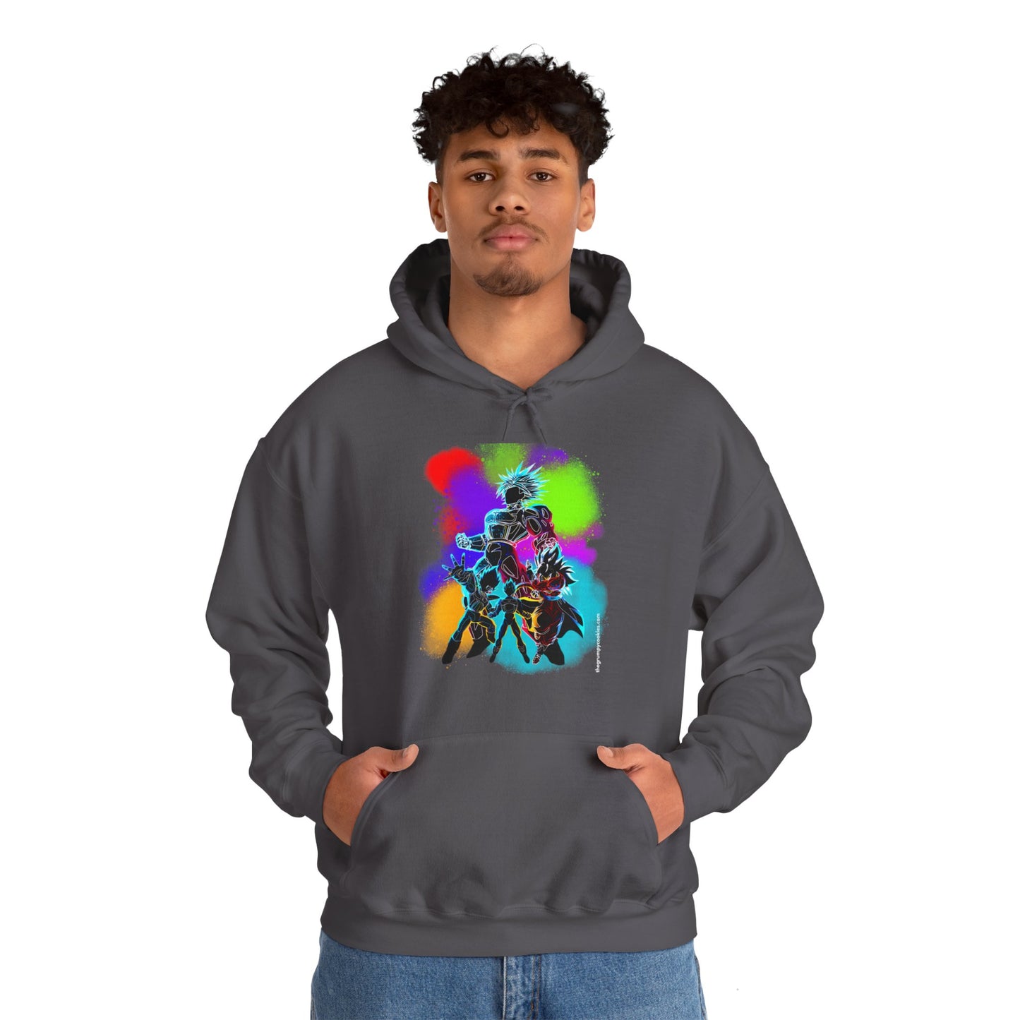 Dragon Ball - Technicolor Unisex Heavy Blend™ Hooded Sweatshirt