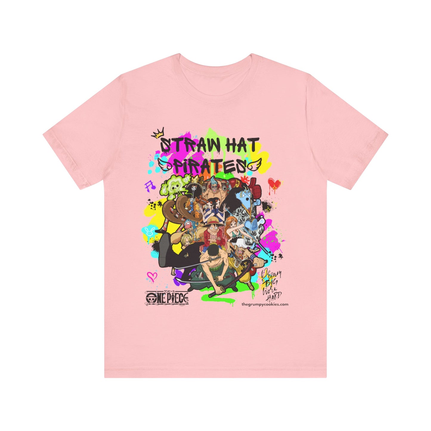 One Piece - Graffiti Straw Hats Unisex Jersey Short Sleeve Tee