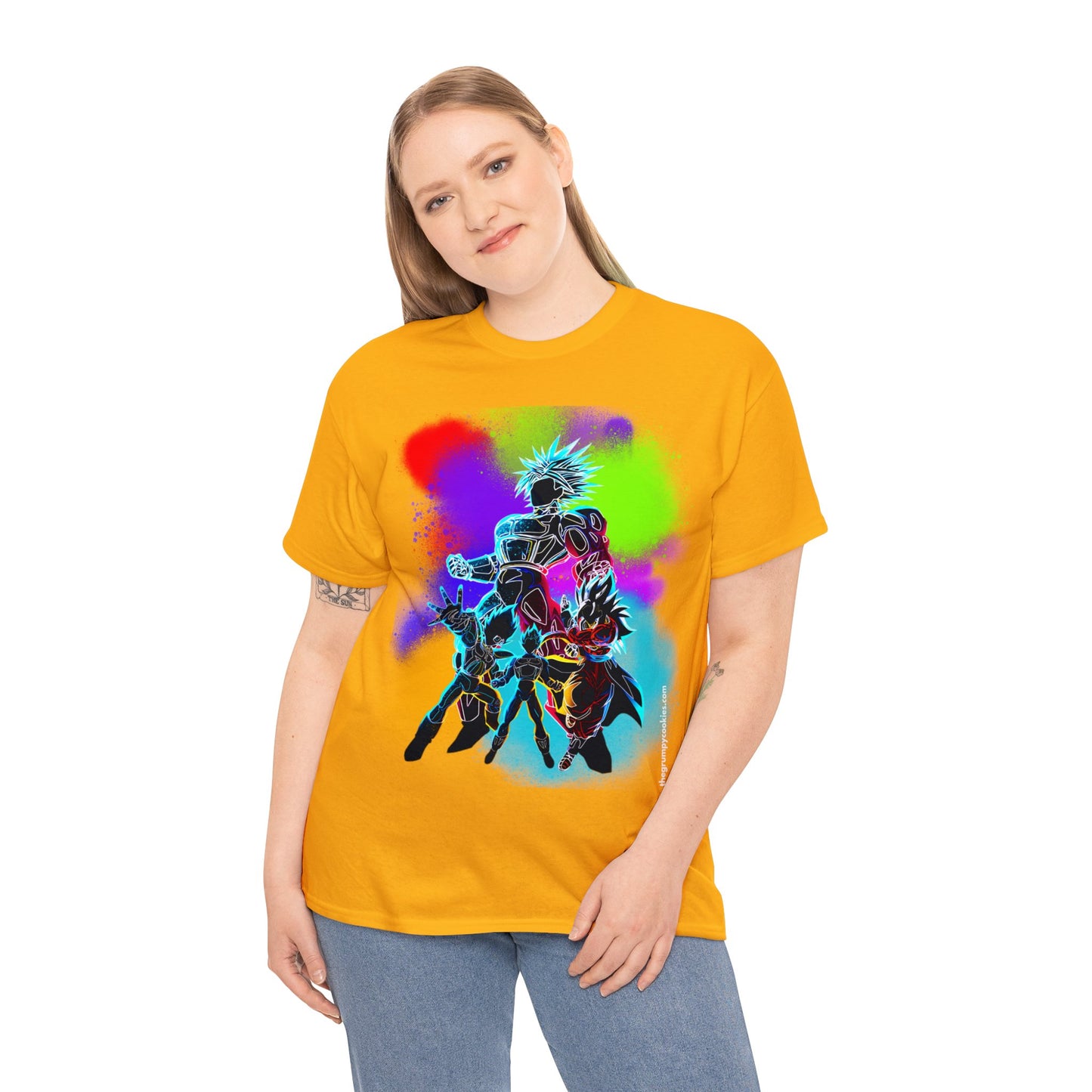 Dragon Ball - Technicolor Unisex Heavy Cotton Tee