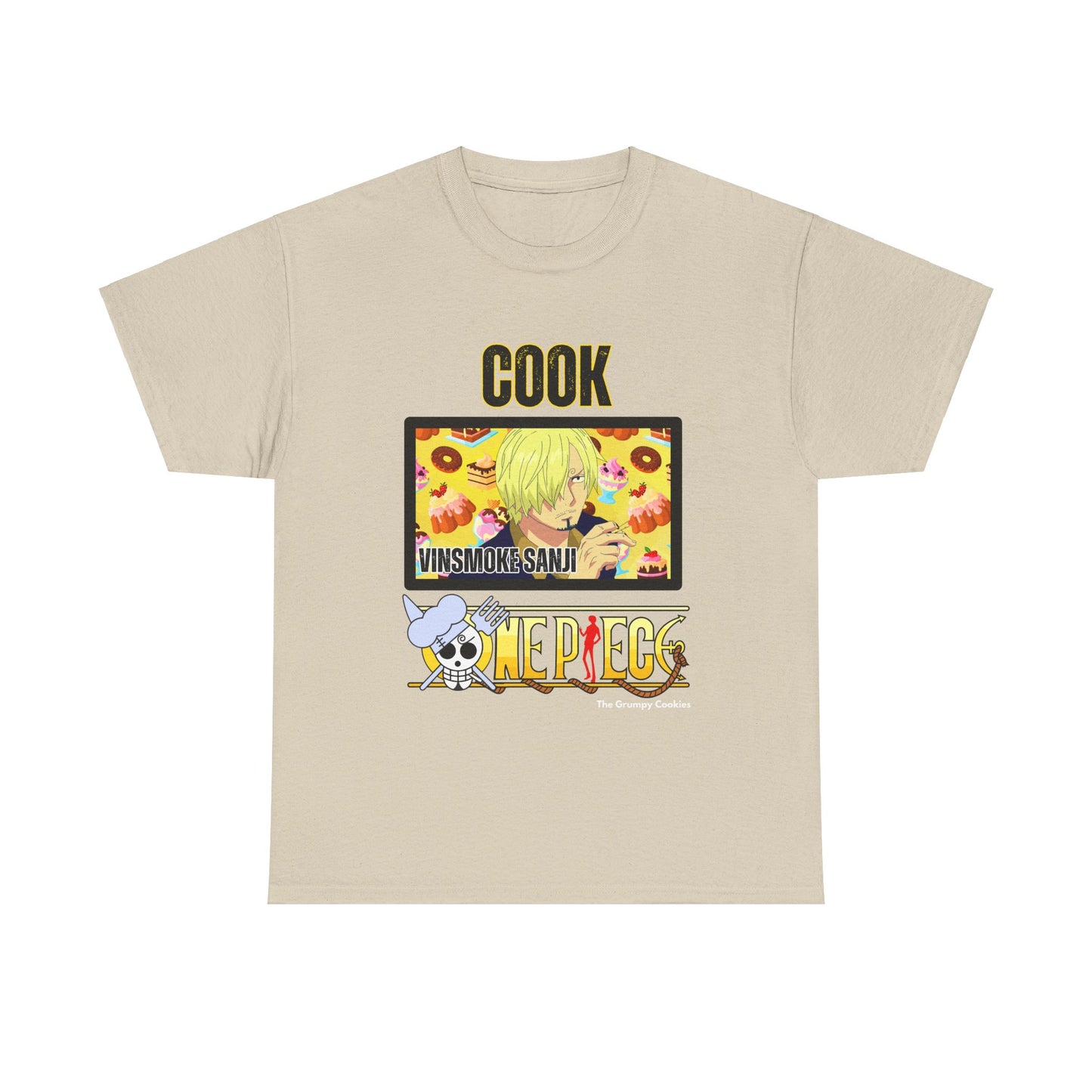 One Piece - Cook Sanji Unisex Heavy Cotton Tee