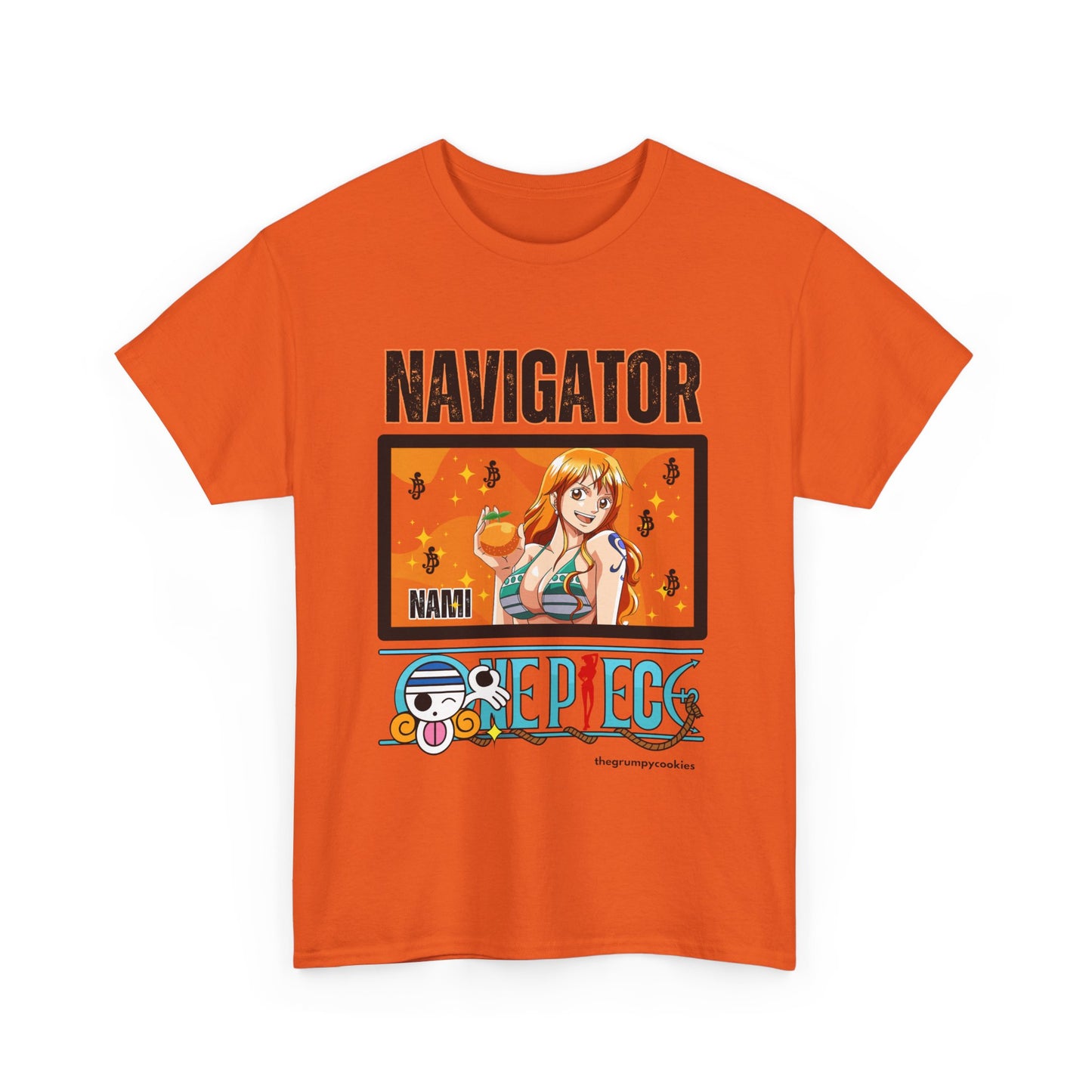 One Piece - Navigator Nami Unisex Heavy Cotton Tee