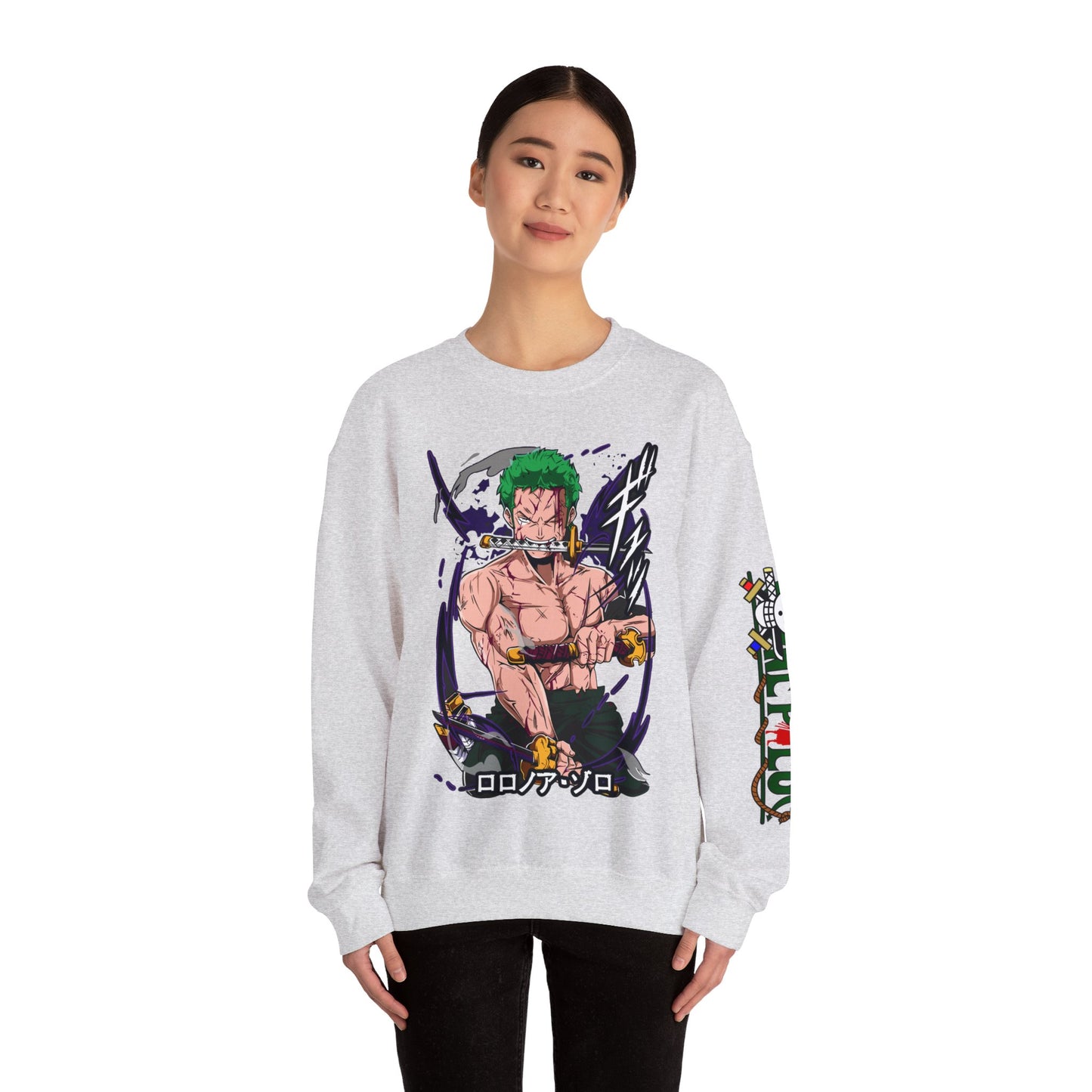 One Piece - Zoro Unisex Heavy Blend™ Crewneck Sweatshirt
