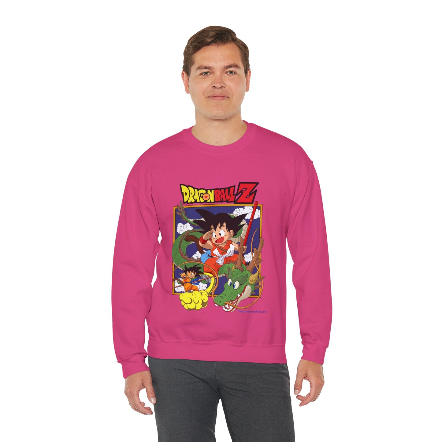 Dragon Ball - Old School DBZ Unisex Heavy Blend™ Crewneck Sweatshirt