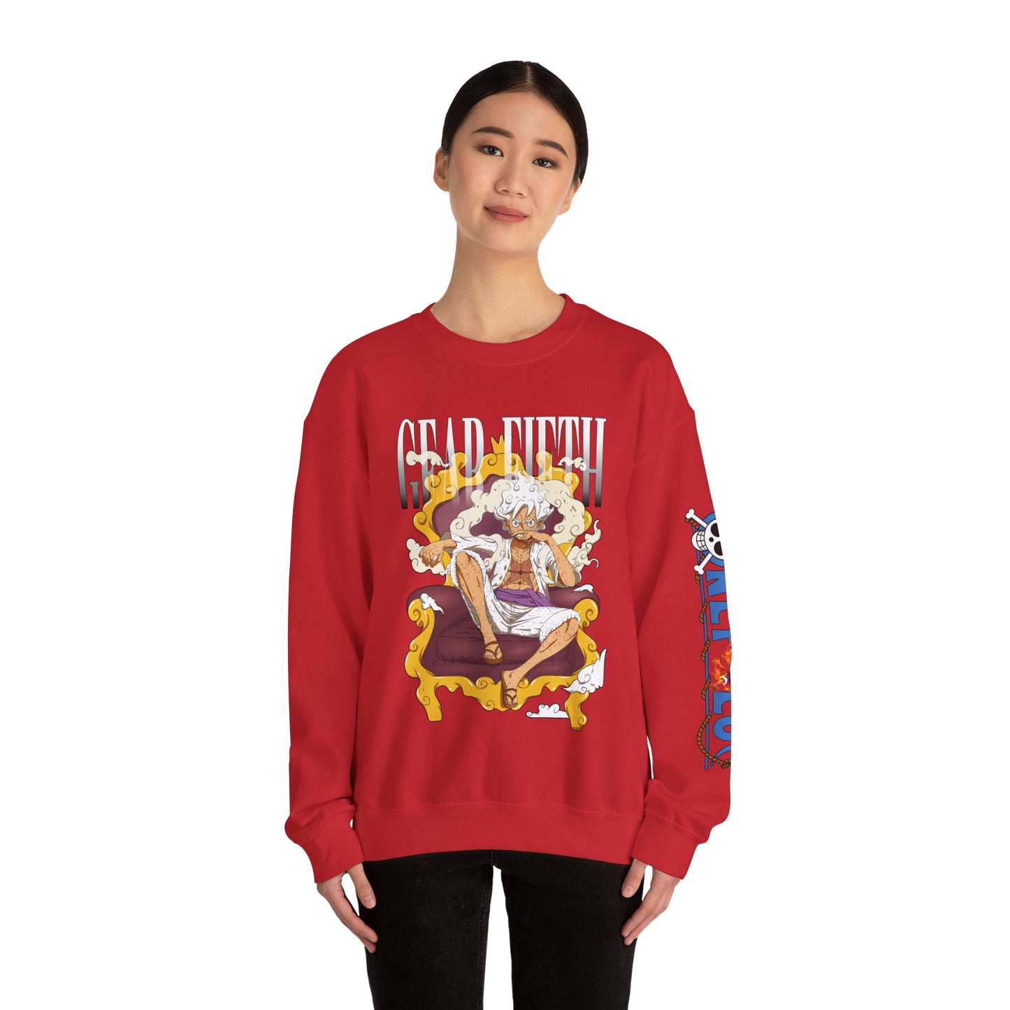 One Piece - Gear Fifth Unisex Heavy Blend™ Crewneck Sweatshirt