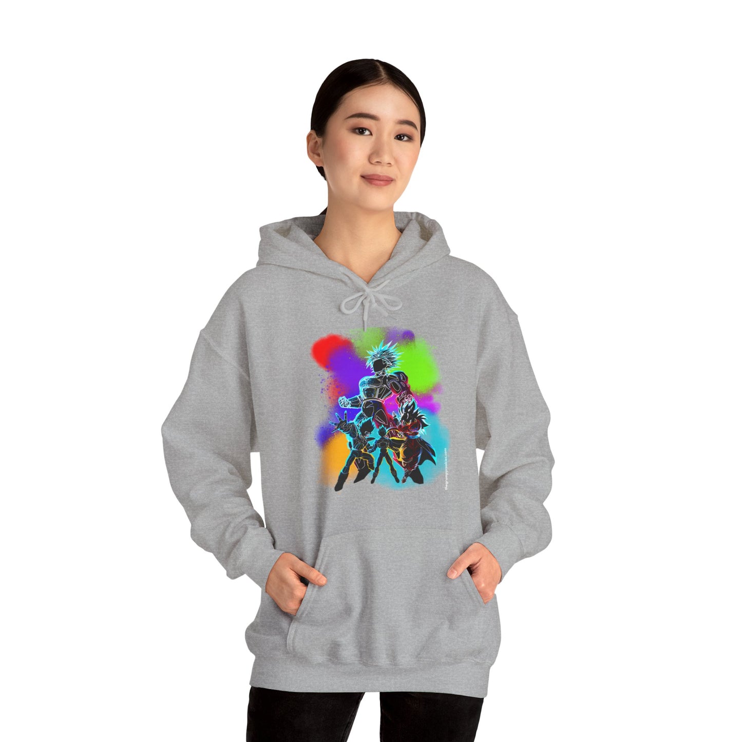 Dragon Ball - Technicolor Unisex Heavy Blend™ Hooded Sweatshirt