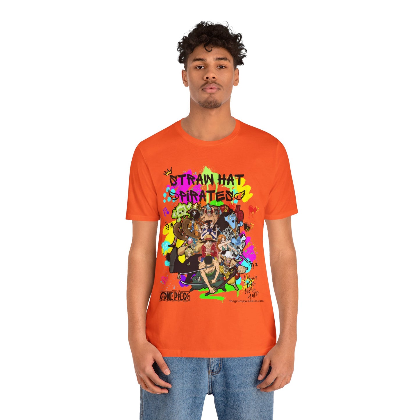 One Piece - Graffiti Straw Hats Unisex Jersey Short Sleeve Tee