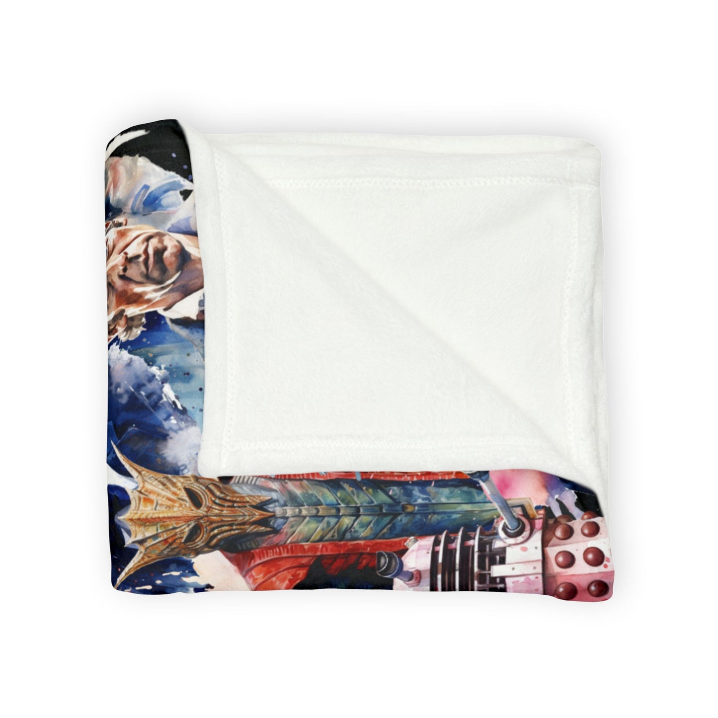 Dr Who - The Doctor and his Foes Polyester Blanket