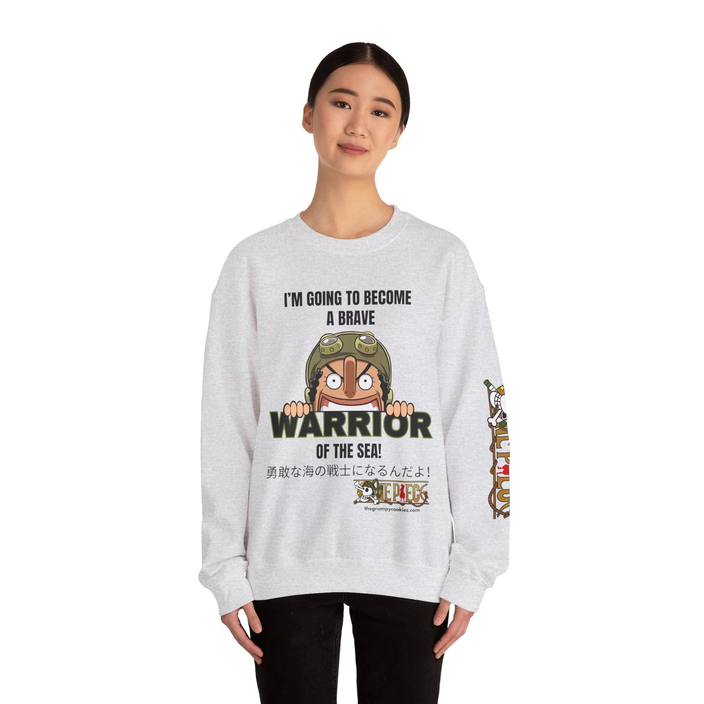 One Piece - Brave Warrior of the Sea Unisex Heavy Blend™ Crewneck Sweatshirt