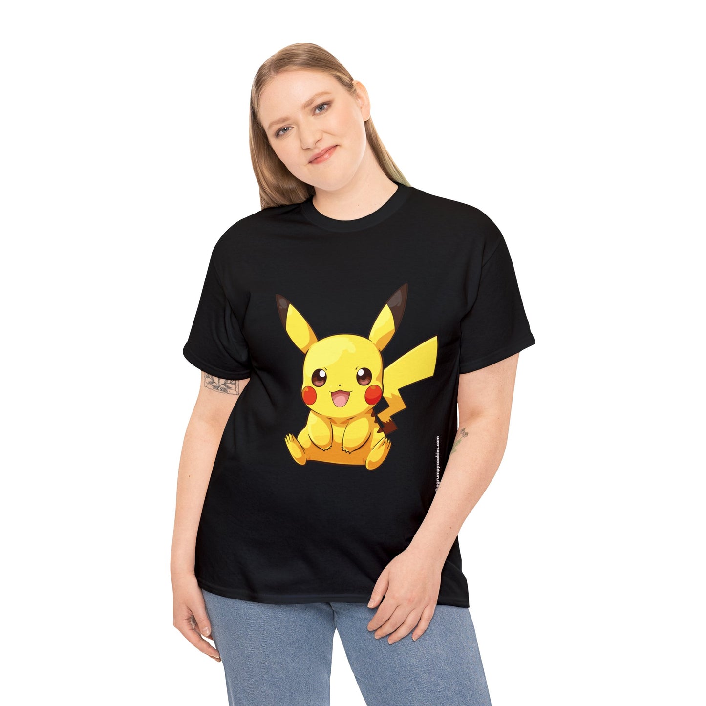 Pokemon - Pika P Unisex Heavy Cotton Tee