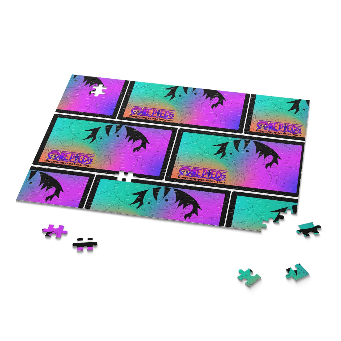 One Piece - Technicolor Luffy Puzzle (120, 252, 500-Piece)