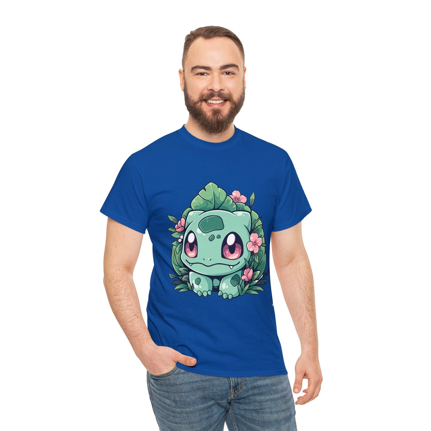 Pokemon - Flowering Bulba Unisex Heavy Cotton Tee