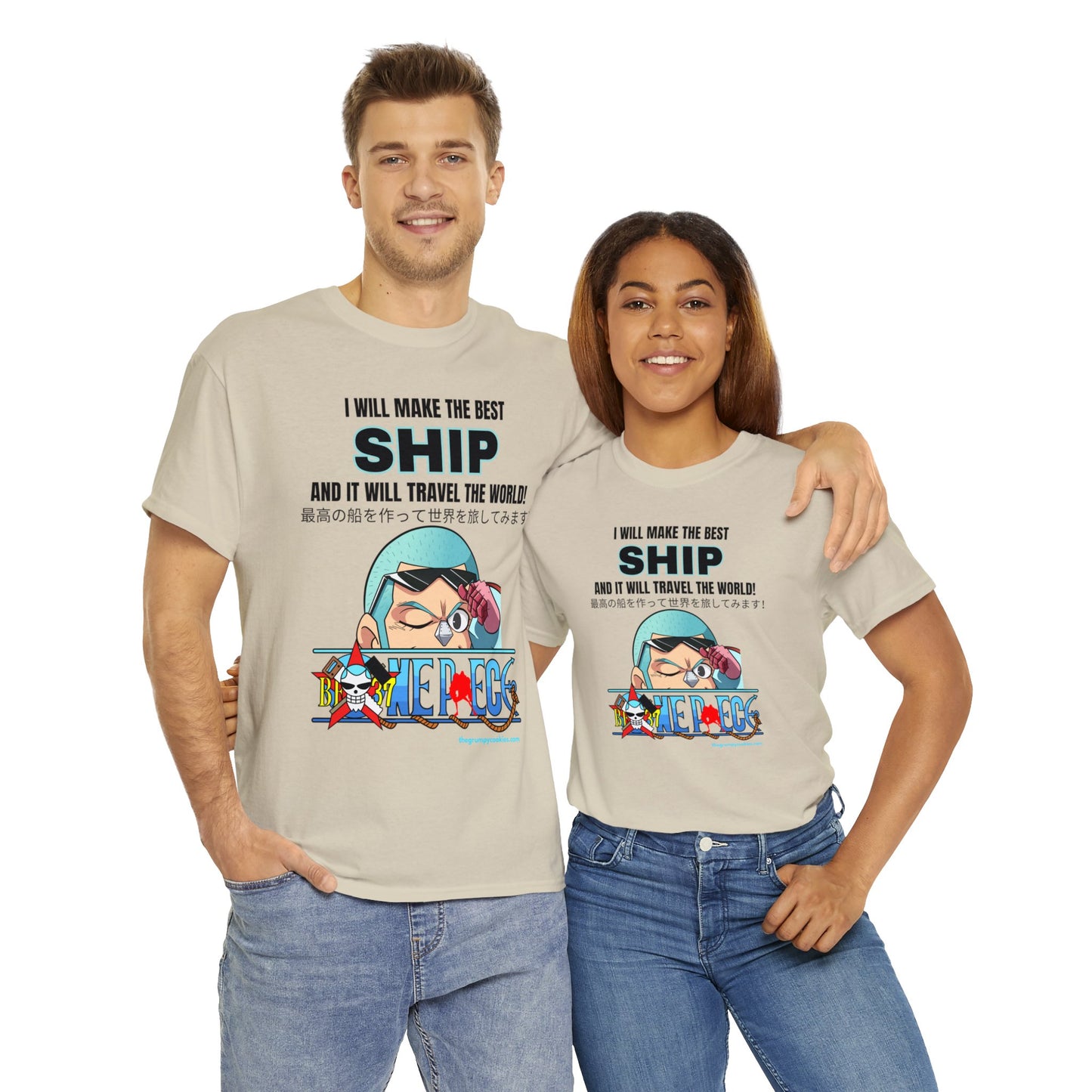 One Piece - World's Greatest Shipwright Unisex Heavy Cotton Tee